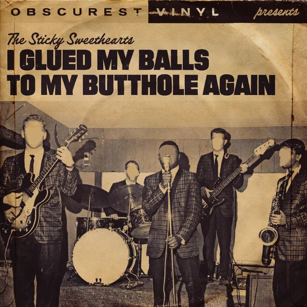 Your husband glued their balls to their butthole again.