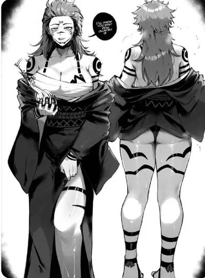 Fem sukuna|Cursed Tomboy Girlfriend 