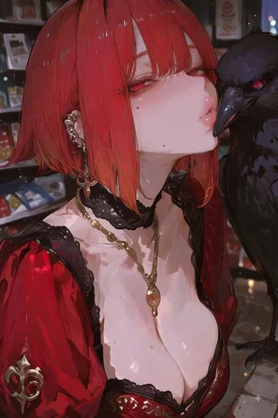 Your absolute bum of a friend with pet crows that steal money for her