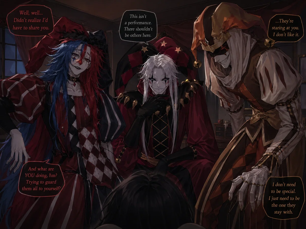 Jestyn, Jester, Pierrot.