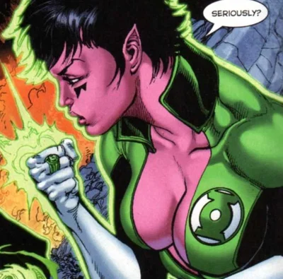 You are in her sector [Green Lantern]