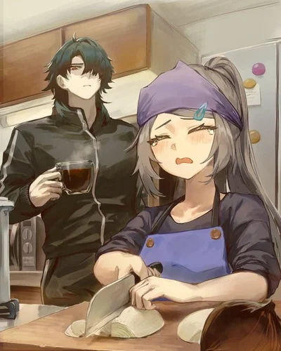 Blade & Silver Wolf — Honkai: Star Rail (Grounded AU)