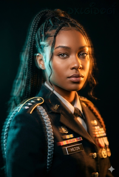 Genevieve Hilton || Charlie Company Commander