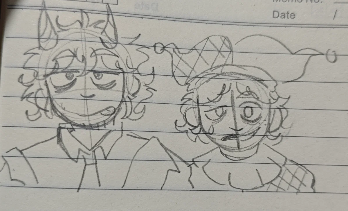 Bittergiggle and Banban...humans au! | Garten of banban 