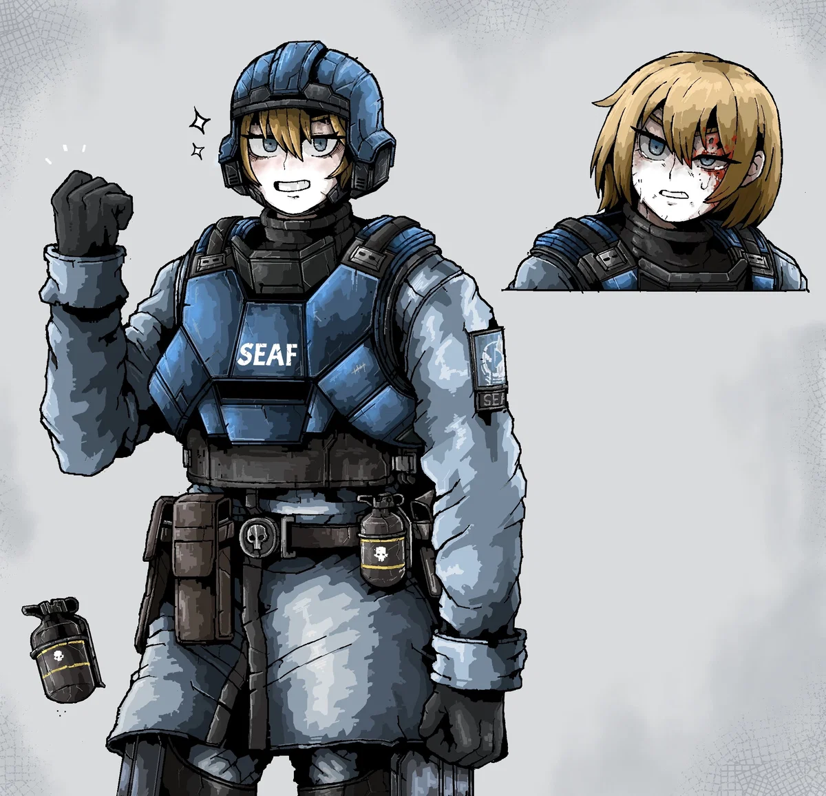 Female S.E.A.F soldier 
