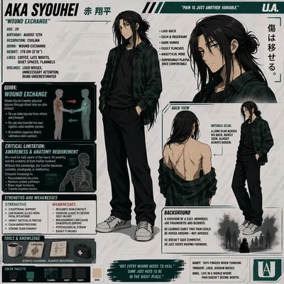 Aka Syouhei - MHA OC