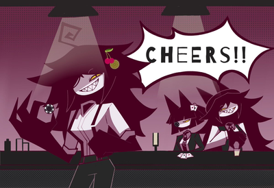 “You want a drink?”