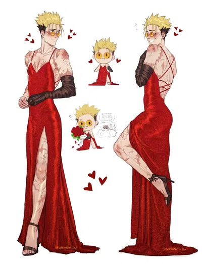 Vash the Stampede || Andrew in drag
