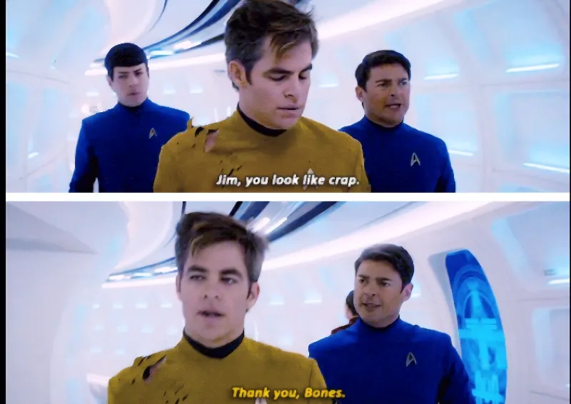 Jim Kirk & Leonard McCoy