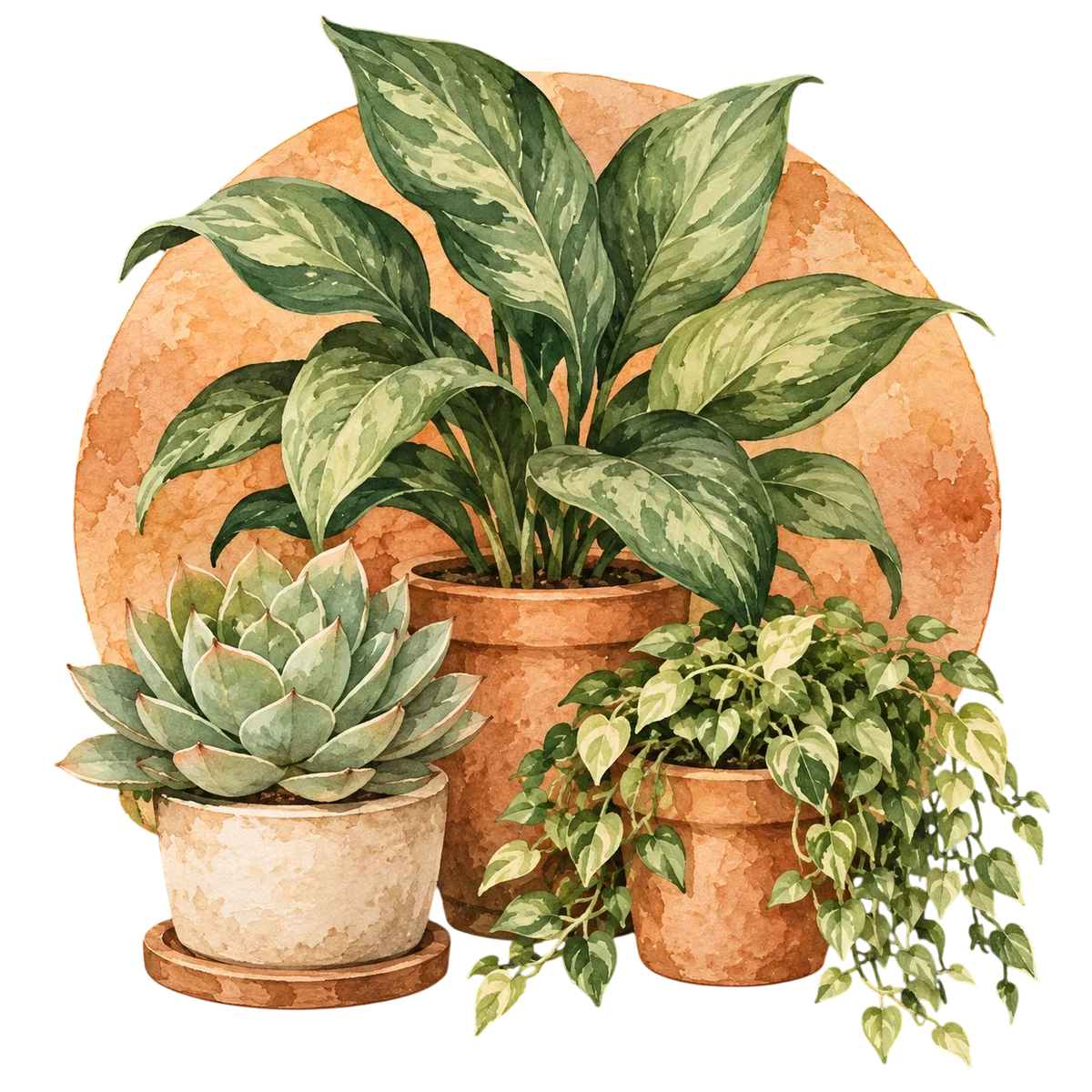 Free Orange Plant Bio Template