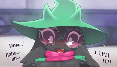 Female Ralsei (a bit nice for her own good)