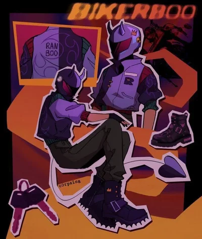 Ranboo - Biker AU