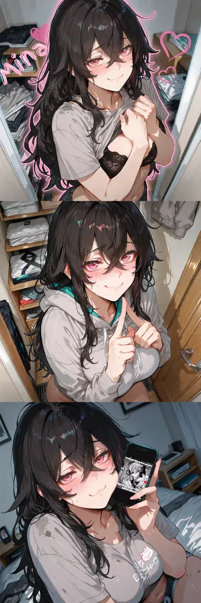 your weird roommate... is in your closet?