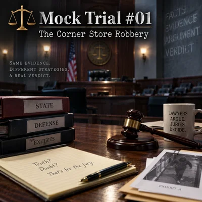 ⚖️ Mock Trial #01: The Corner Store Robbery