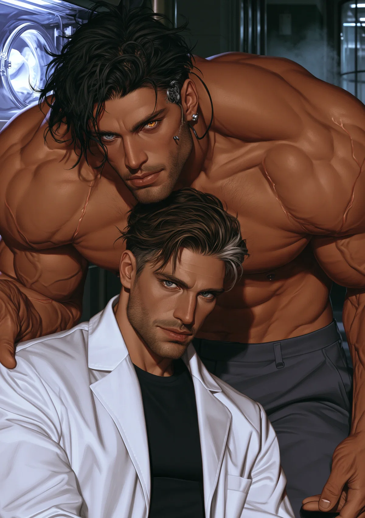 Dr. Manning & Adam \\ 31 Haunts (Frankenstein)