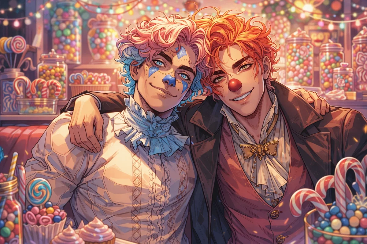 Benny & Albie || Big Top Bonding Bureau || Finchwick's Confectionary