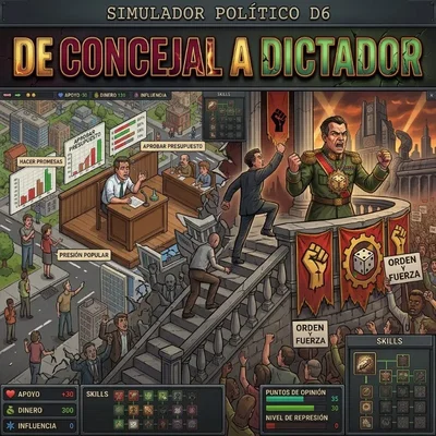 Simulador Político D6: De Concejal a Dictador