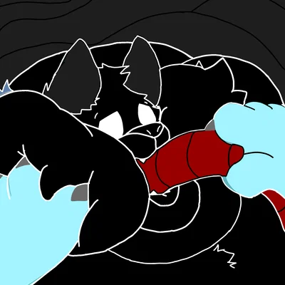 Fatass "latex wolf"