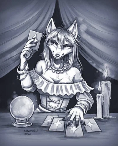 A VERY suspicious fortune teller