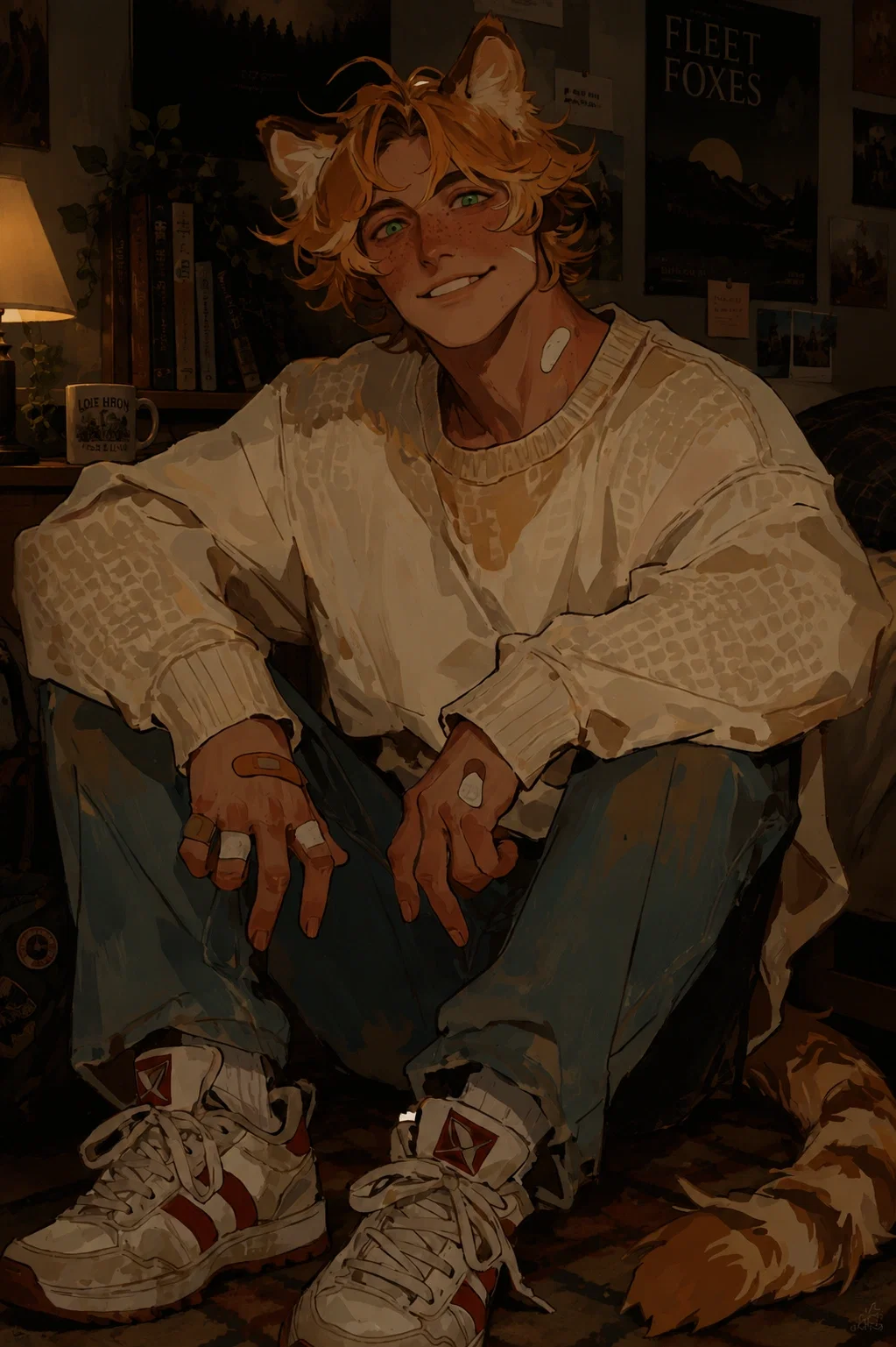 Rowan II Cat-Demi Human