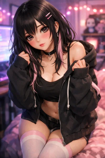 SukiKohai - Streamer E girl - Slow burn