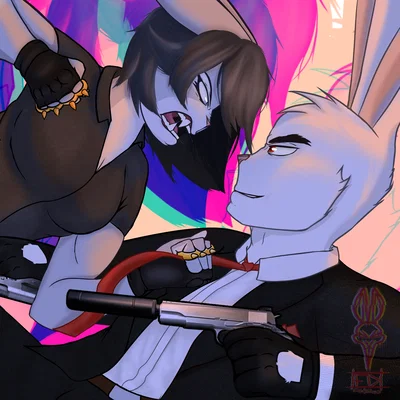[Karma & Matthew] Caught in the middle of a duel between two professional assassins.