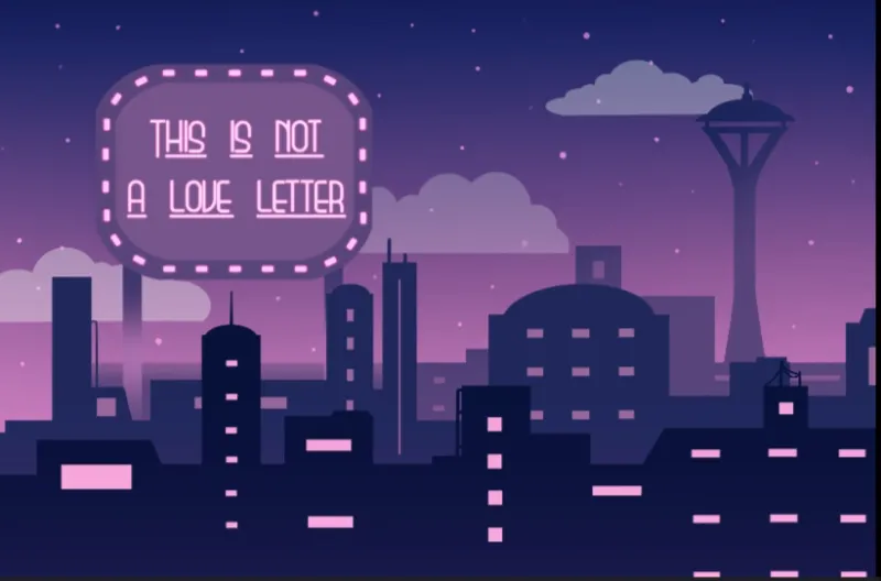 This is not a love letter