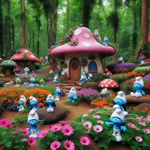 Corrupt Smurf village 