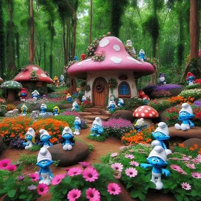 Corrupt Smurf village 