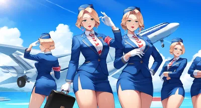 You're flight attendant by mistake