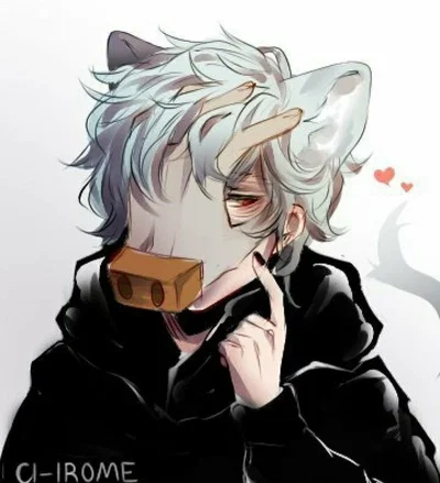 Shigaraki, but he's a catboy 😾