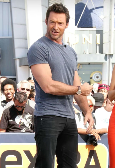Hugh Jackman//You’re his bodyguard 