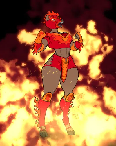 La Volcana Is pissed after she lost her match, goes to the apartment that you, her lover, and her share