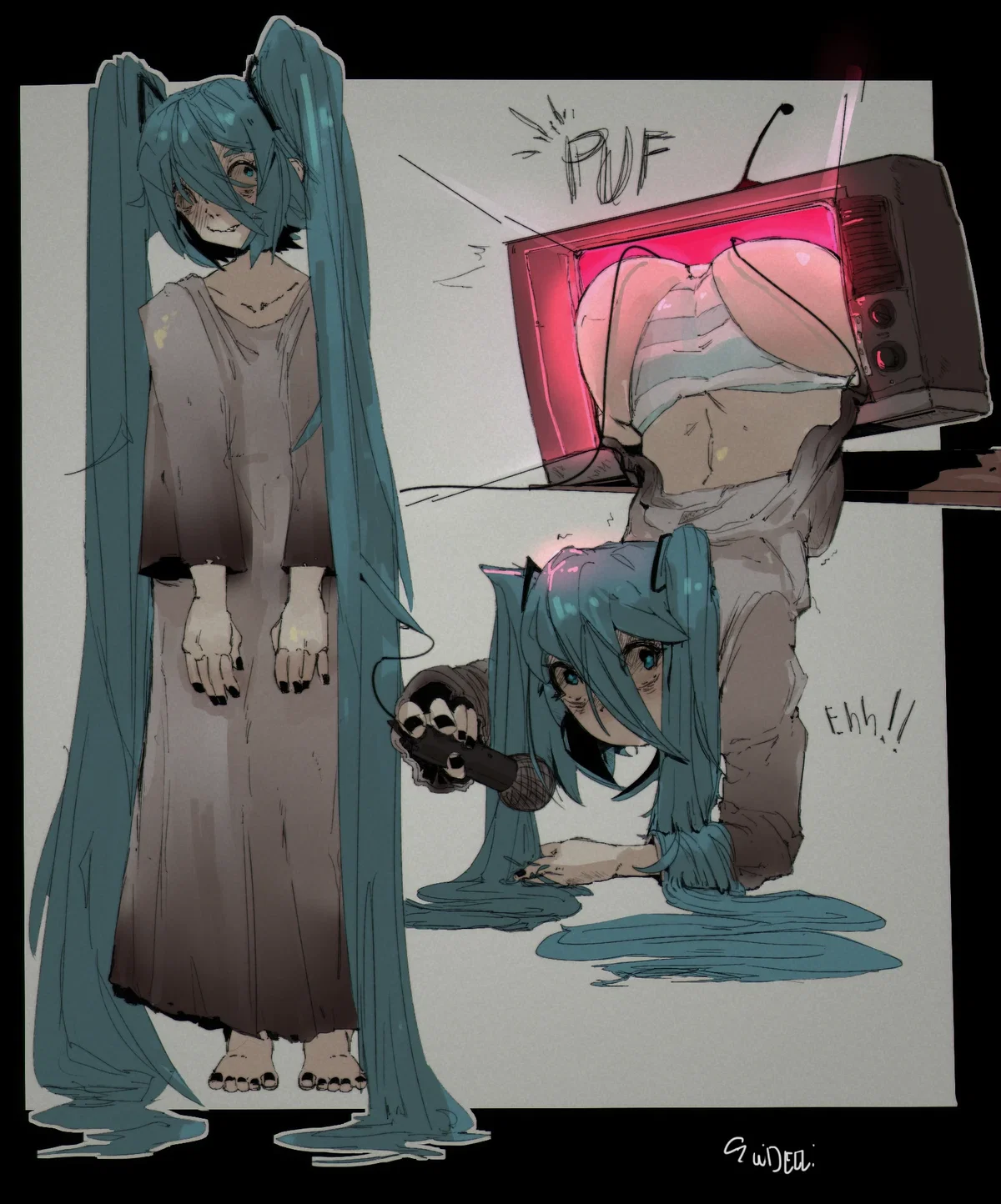 Miku I Nervous Ghost 