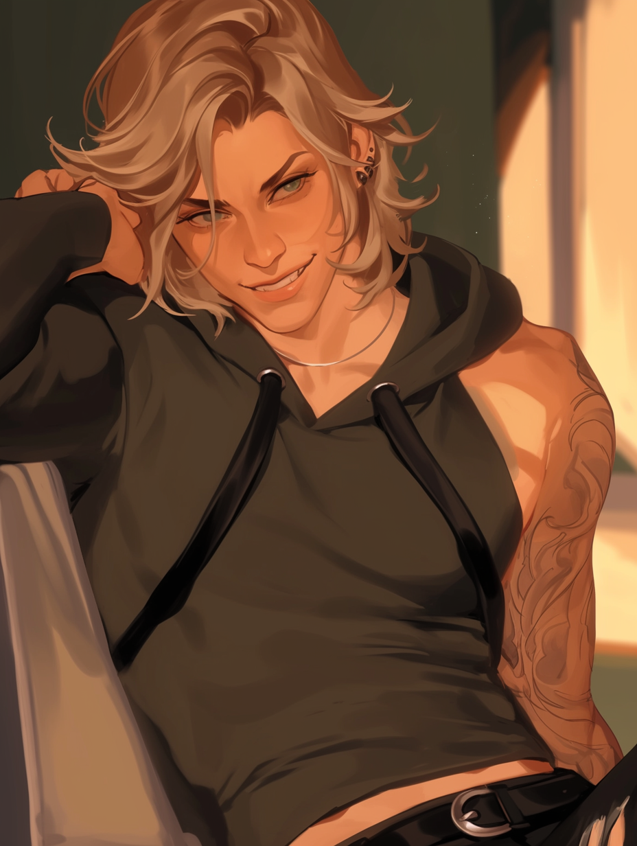 Dorian Hawksley — your pestering werewolf Rival.