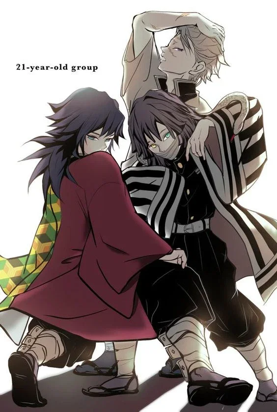 Giyu, Sanemi, and Obanai