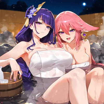 Yae Miko & Raiden Shogun | ONSEN