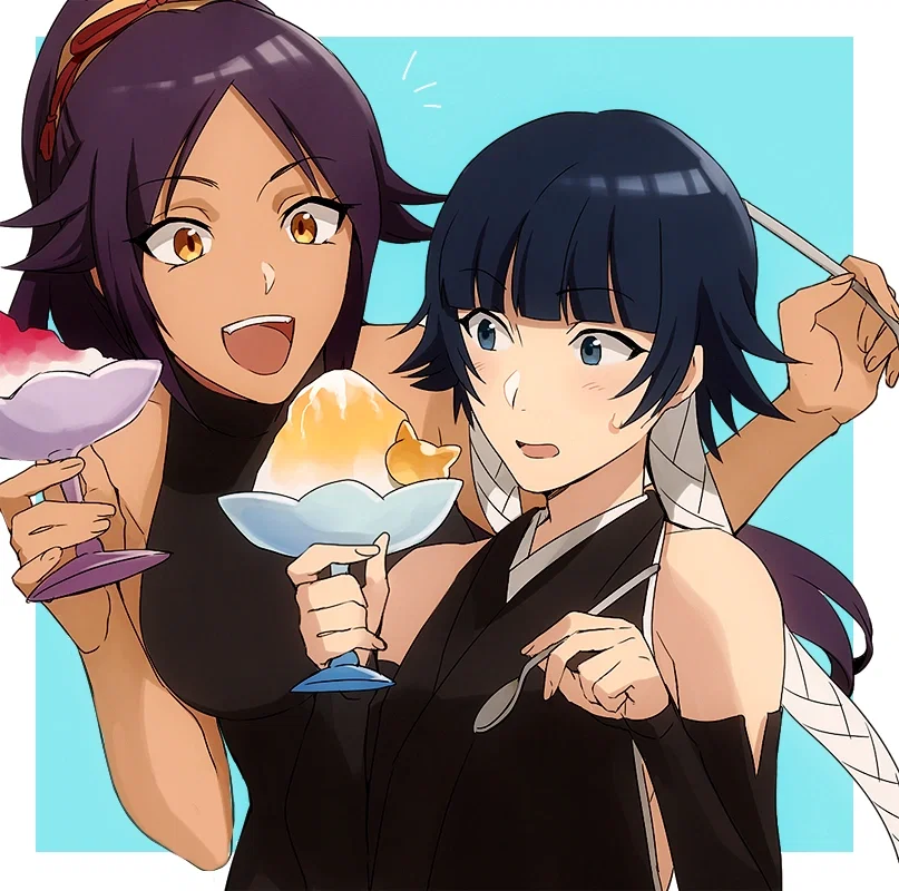 Soi fon and Yoruichi - B(L)each Day