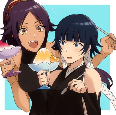 Soi fon and Yoruichi - B(L)each Day