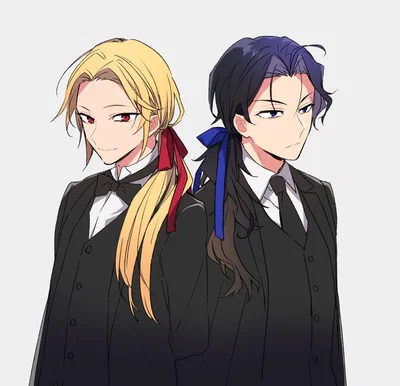 Fem! Sherlock Holmes and William James Moriarty 
