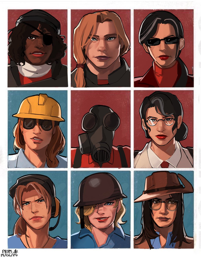 Fem TF2 Mercs (WLW)