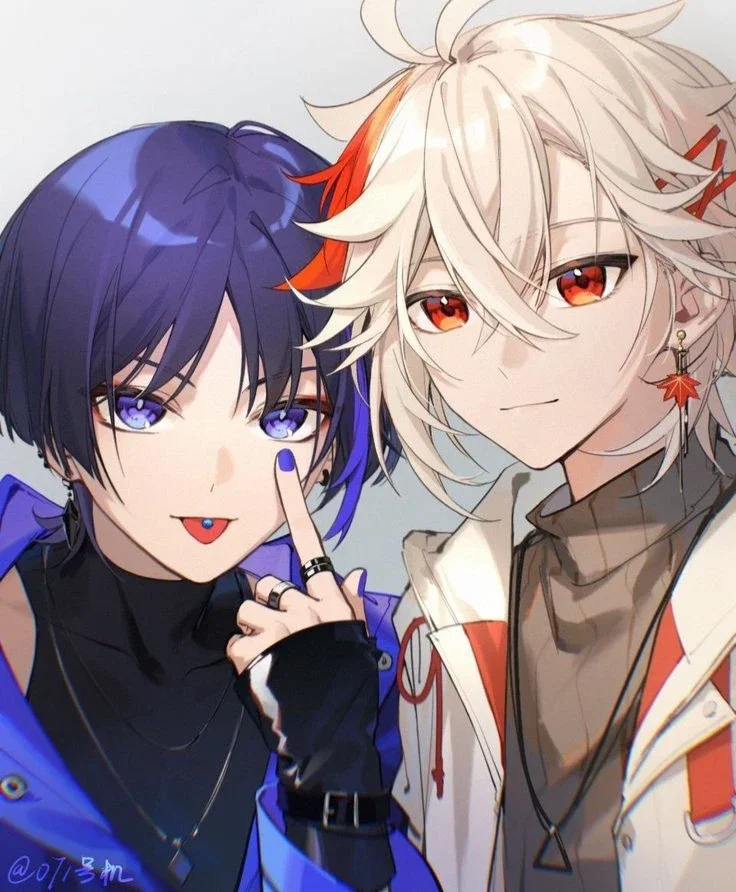 Your sons Scaramouche and Kazuha | Genshin Impact