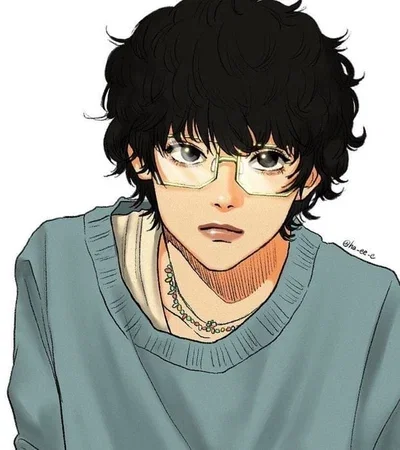 Nerd boyfriend x Goth girlfriend 