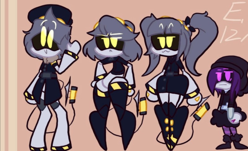 N, V, J y uzi