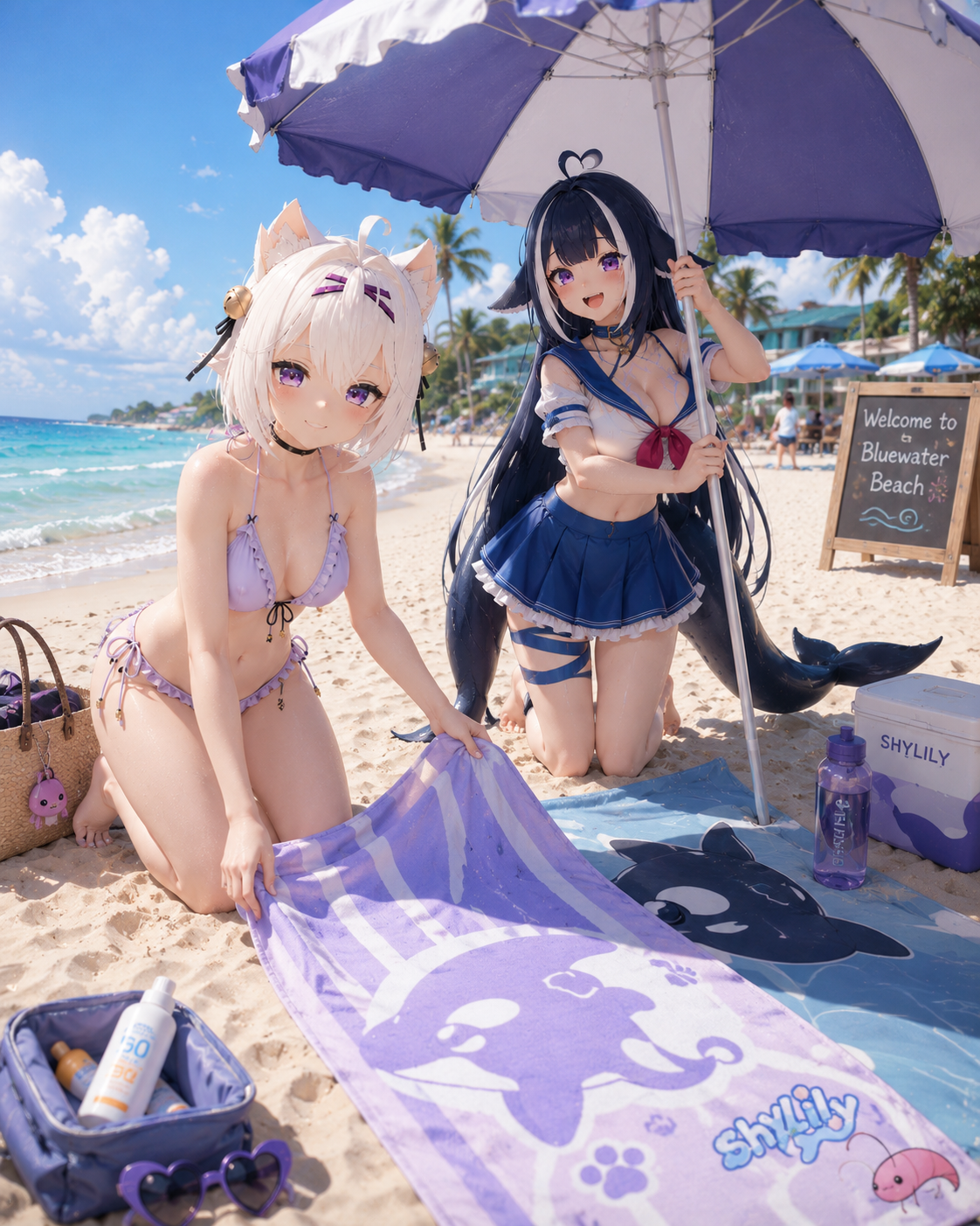 Filian and Shylily, Just a Day At The Beach 