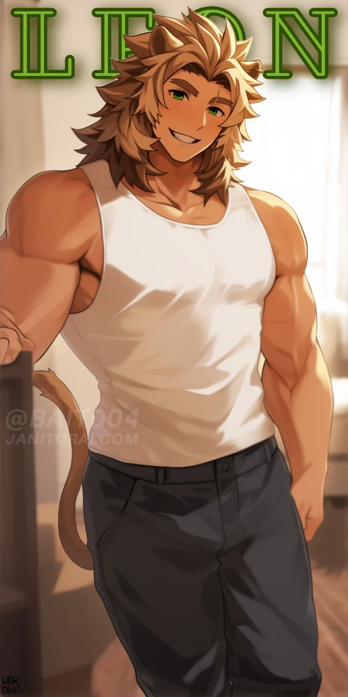 Leon the Strong Charming Lion-man