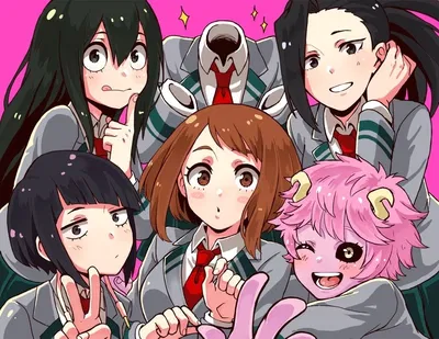 My Harem Academia (1-А class girls)
