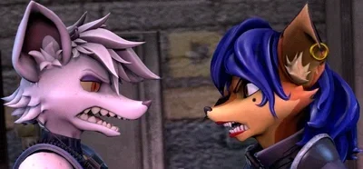 Officer Flint vs Carmelita