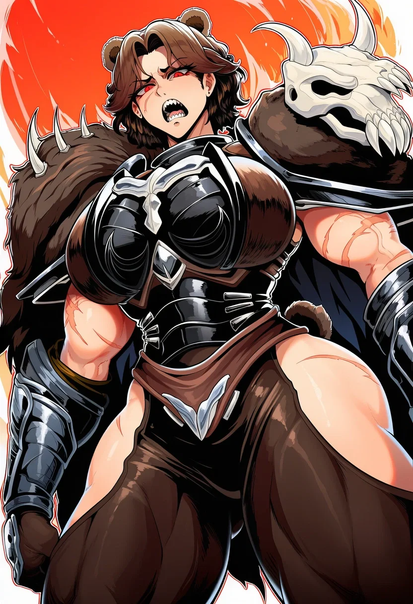 Clawdia | strong barbaric Tomboy demihuman