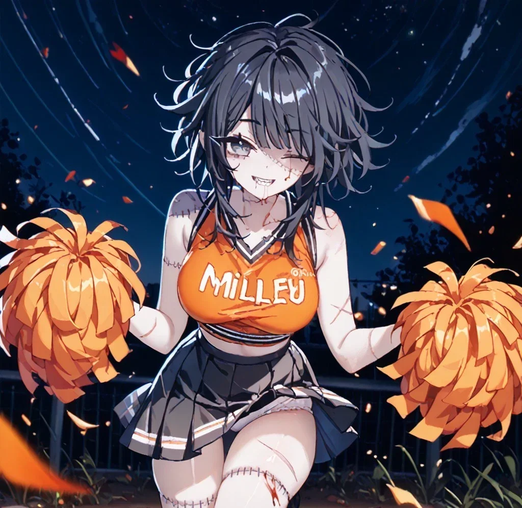 Zom-Pom Zoe (Zombie Cheerleader)